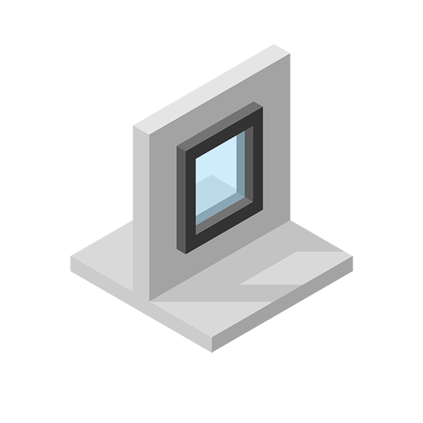 Bild eines Fensters